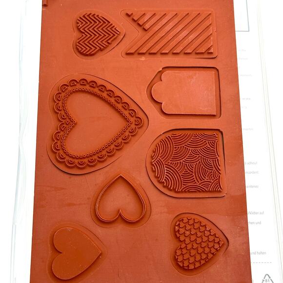 Stampin' Up! Hearts A Flutter Stamps Sizzix Framelits Die Love Valentine Wedding - Picture 3 of 9